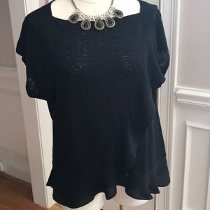 Banana Republic Black Top - Sz L
